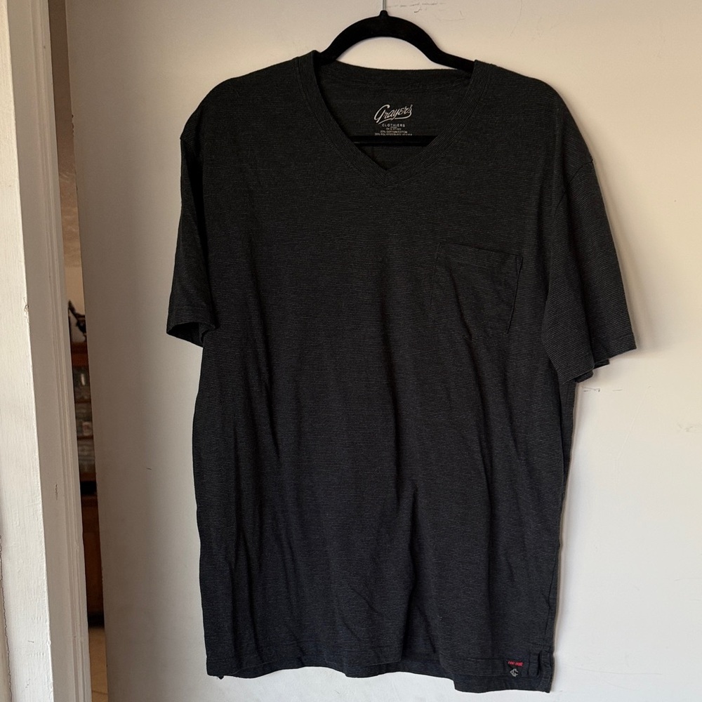 Grayers Dark Gray V-Neck Tee